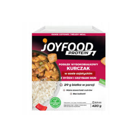 Danie gotowe kurczak w sosie azjatyckim z ryżem i grzybami mun 420g