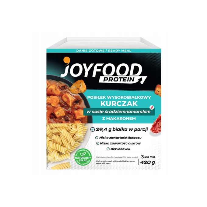 Danie gotowe kurczak w sosie śródziemnomorskim z makaronem 420g