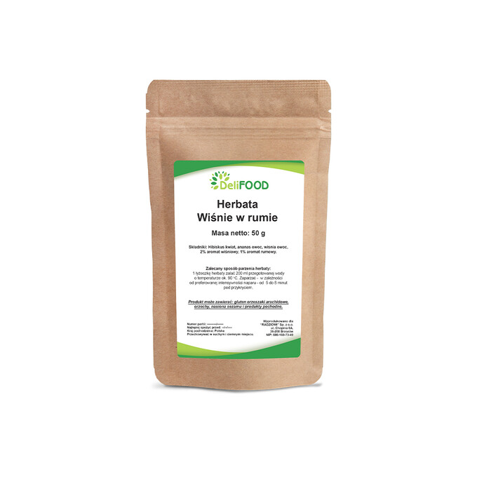 Herbata Wiśnie w rumie 50g