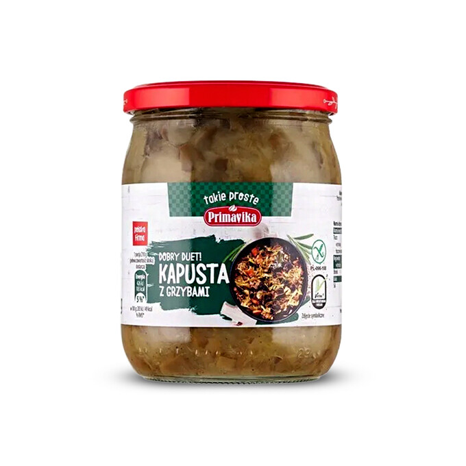 Kapusta z grzybami 420g