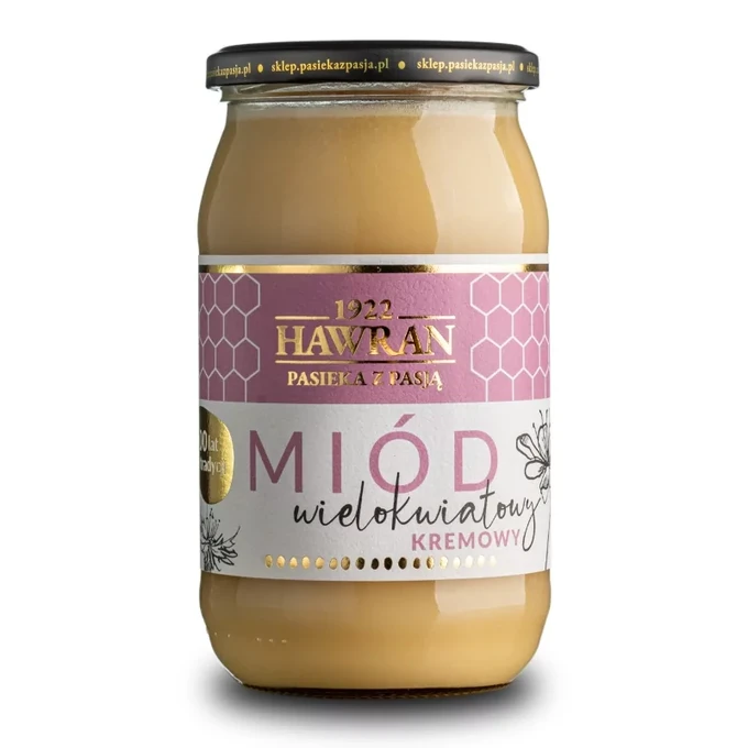 Miód wielokwiatowy kremowy 1050g
