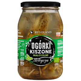 Ogórki kiszone małosolne BIO 820 g (460 g)
