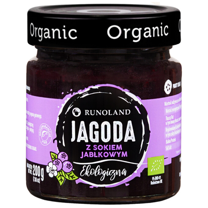 Słodka przekąska jagoda BIO 200 g