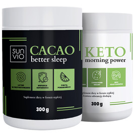 Cacao better sleep 300g + Keto morning power 300g