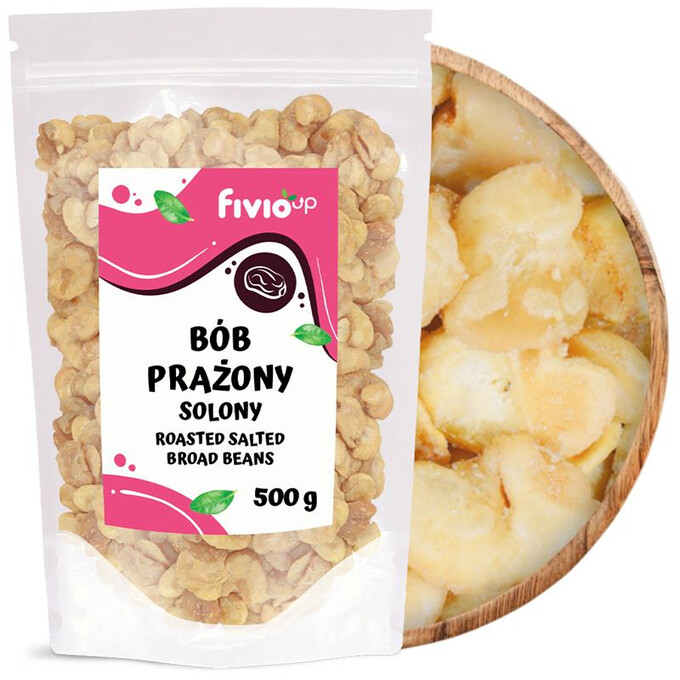 Bób prażony solony 500g