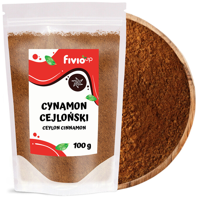 Cynamon cejloński mielony 100g fivio Up
