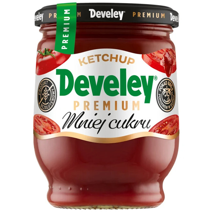 Ketchup premium mniej cukru 290g