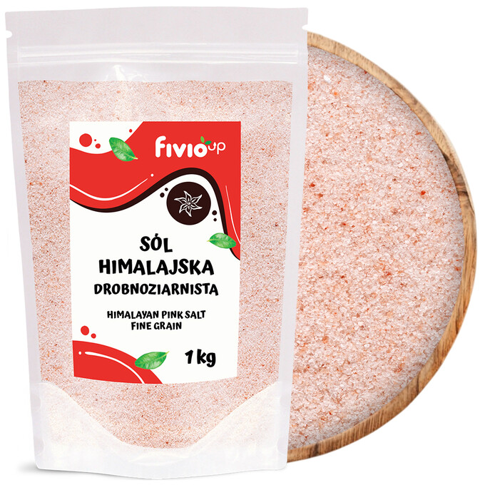 Sól himalajska drobnoziarnista 1 kg 