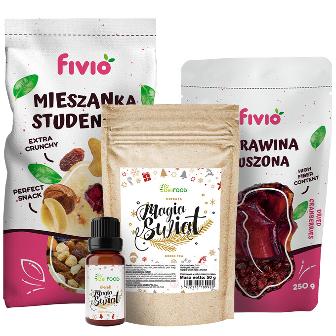 ZESTAW 1: Magia świątecznej atmosfery i energetyczna przekąska