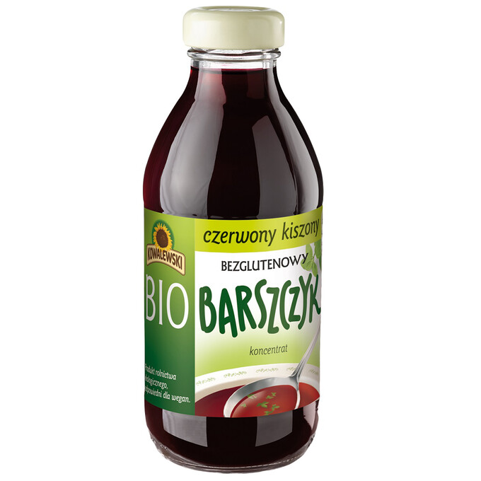 Barszcz czerwony kiszony bezglutenowy koncentrat bio 320 ml