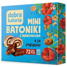 Mini batoniki z nerkowcami à la makowiec bez cukru 102g