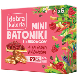 Mini batoniki z nerkowców a'la tarta malinowa 102g