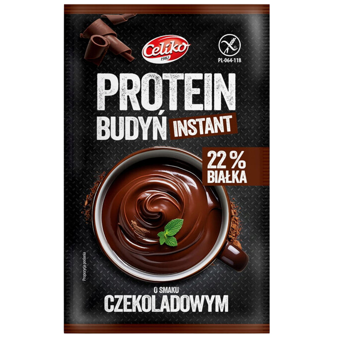 Budyń proteinowy o smaku czekoladowym bezglutenowy 40 g