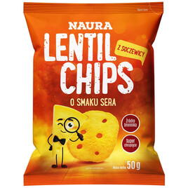 Chipsy z czerwonej soczewicy o smaku sera 50g