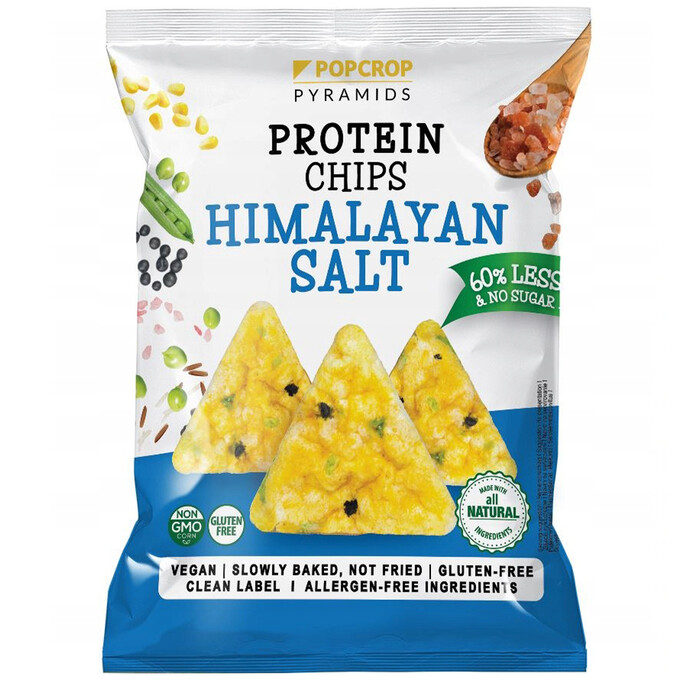 CHRUPKI PIRAMIDKI PROTEINOWE Z SOLĄ HIMALAJSKĄ BEZGL. 60g