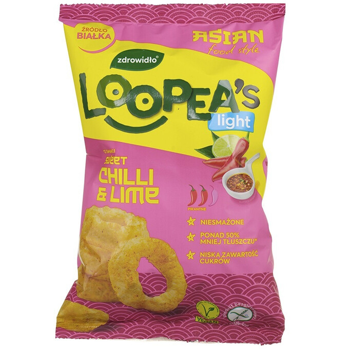 Chrupki z soczewicy o smaku sweet chilli&amp;lime 50 g