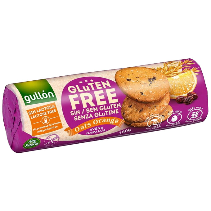 Ciasteczka bezglutenowe z owsem i pomarańczami 180 g