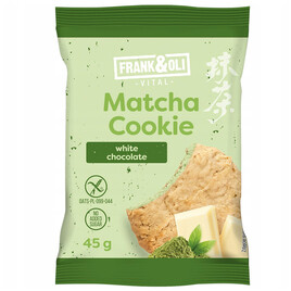 Miękkie ciasteczko owsiane Matcha z białą czekoladą 45g