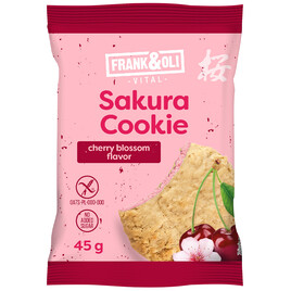 Ciasteczko owsiane z nadzieniem o smaku kwiatu wiśni 45 g