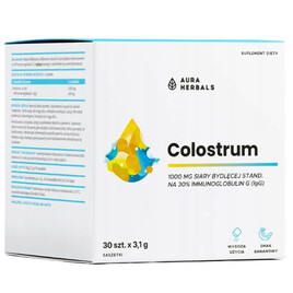 Colostrum 1000 mg bananowe, saszetki 30 szt