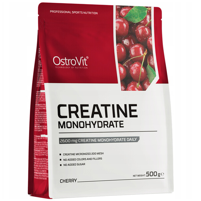Monohydrat kreatyny 500 g wiśnia