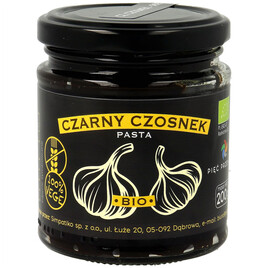 Czarny czosnek BIO pasta 200g