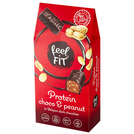 Czekoladki proteinowe z orzechami bez dodatku cukru 83 g