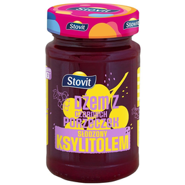 Dżem z czarnej porzeczki słodzony ksylitolem 250g