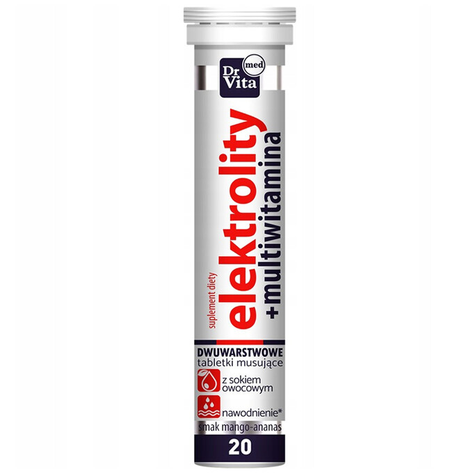 Elektrolity 20 tabletek musujących