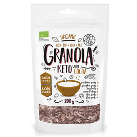 Granola Keto Kakao BIO bez dodatku cukru 200 G