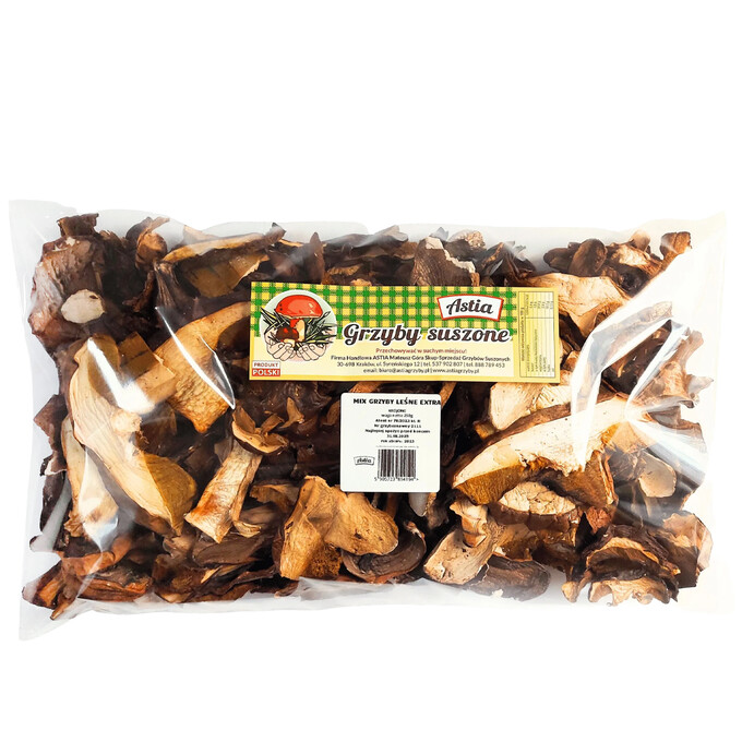 Grzyby suszone krojone 250g