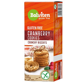 Herbatniki kruche żurawinowe bezglutenowe 130 g