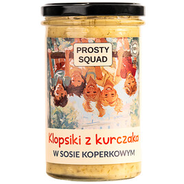 Klopsiki z kurczaka w sosie koperkowym 460g