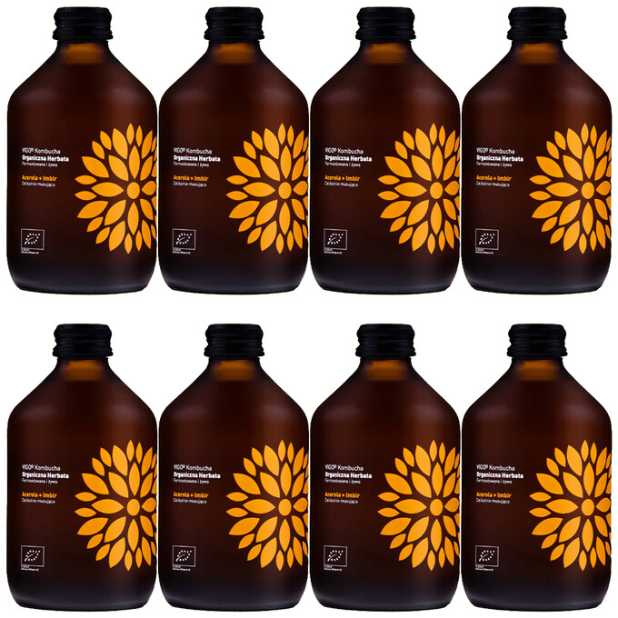 Kombucha BIO Acerola+Imbir 330ml 8 szt