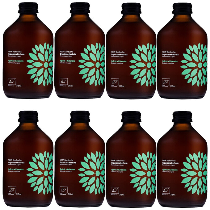Kombucha BIO Ogórek+Kolendra 330ml 8 szt