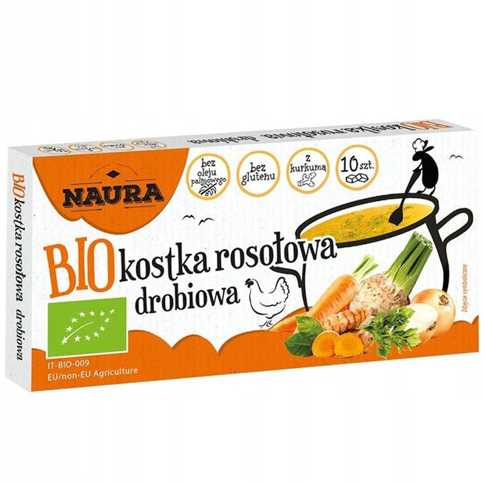 Kostka rosołowa drobiowa BIO 100 g