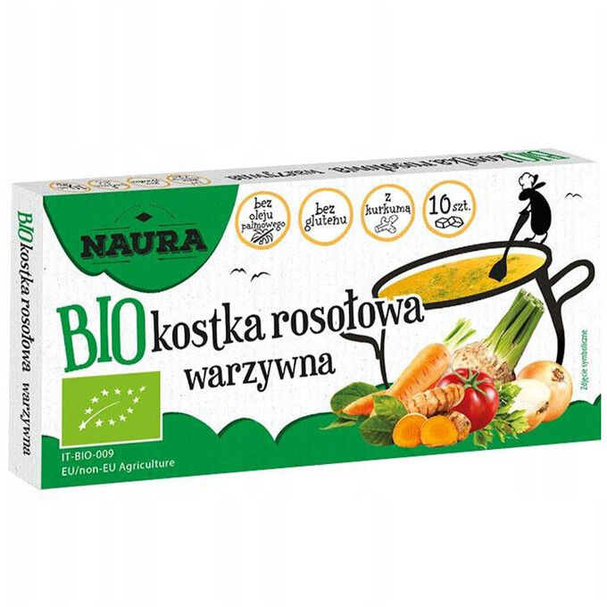 Kostka rosołowa warzywna BIO 100 g