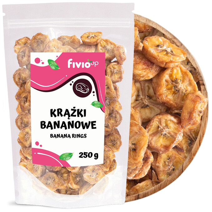 Krążki bananowe 250 g