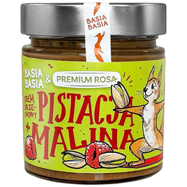 Krem orzechowy z pistacji i malin 195 g