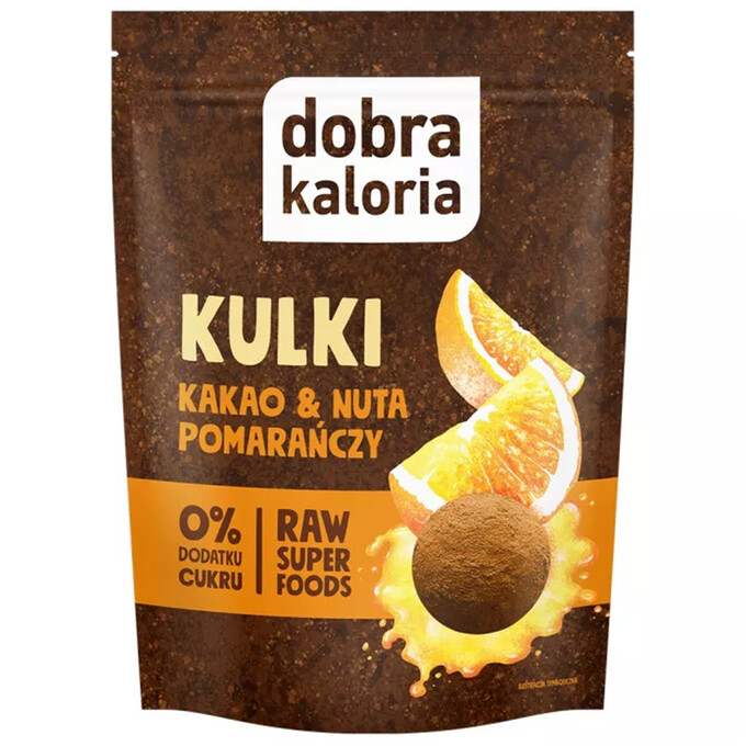 Kulki Kakao&amp;Nuta pomarańczy bez cukru 65 g