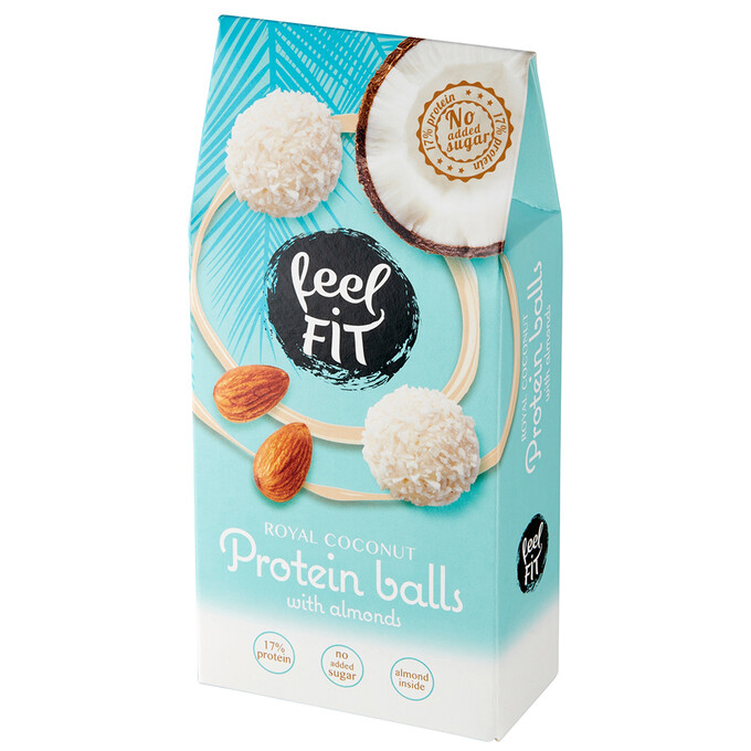 Kulki proteinowe z migdałami bez cukru 63 g