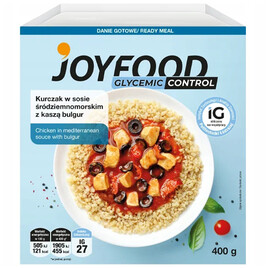 Kurczak w sosie śródziemnomorskim z kaszą bulgur 400g