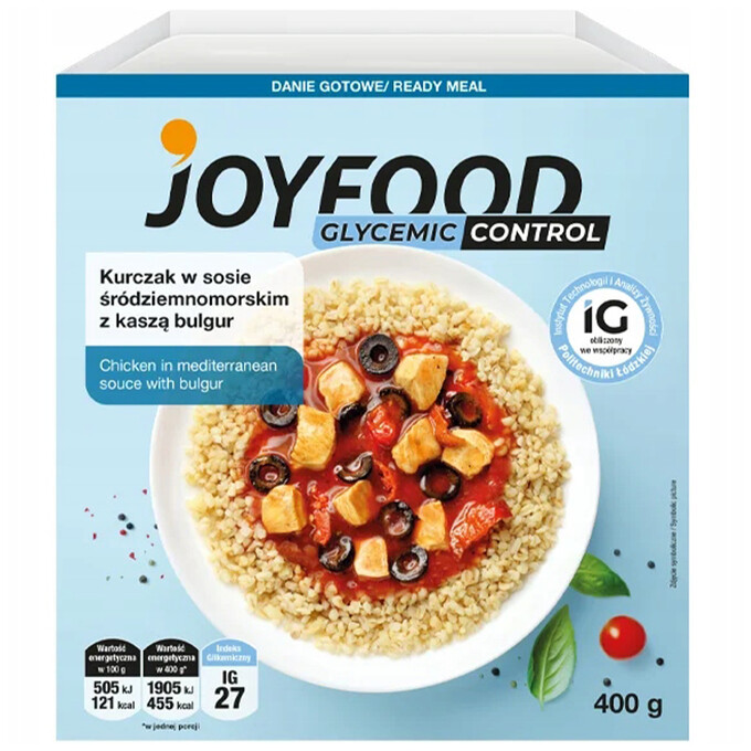 Kurczak w sosie śródziemnomorskim z kaszą bulgur 400g
