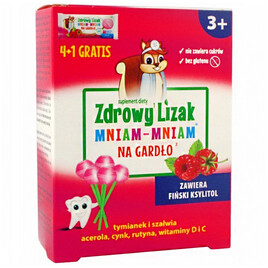 Lizak NA GARDŁO zestaw 5 sztuk