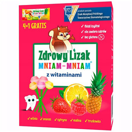 Lizak WITAMINY zestaw 5 sztuk mix