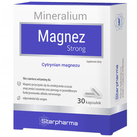 MAGNEZ FORTE Cytrynian 30 kaps