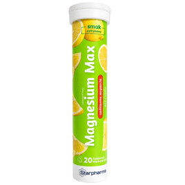 Magnesium Max, 20 tabletek musujących