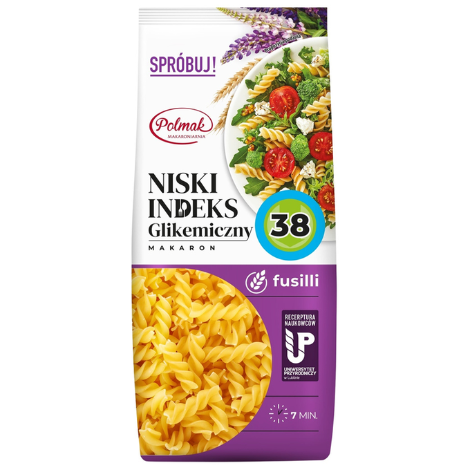 Makaron fusilli Niski indeks glikemiczny 250 g