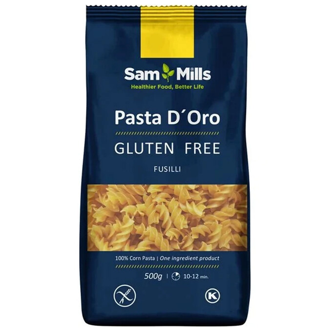 Makaron kukurydziany świderki bezglutenowy 500g