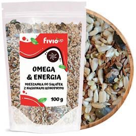 Mieszanka do sałatek z nasionami konopnymi Omega&amp;Energia 100g